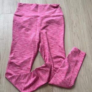 Outdoor Voices Heathered Hot Pink Leggings